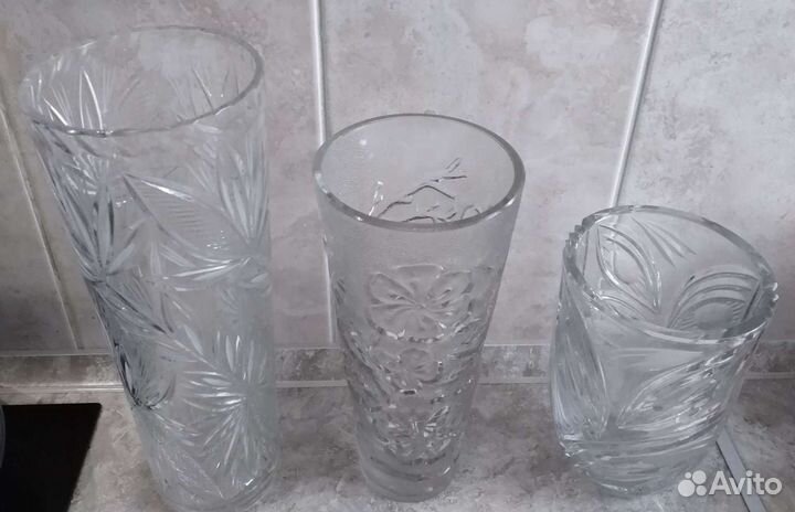 Хрустальная ваза