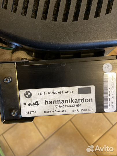Усилители Harman kardon BMW e46 оригинал