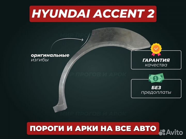 Арки Honda Civic 4D ремонтные кузовные