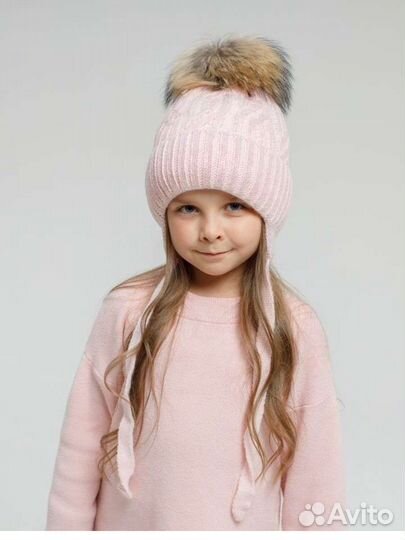 Шапка зимняя для девочки новая