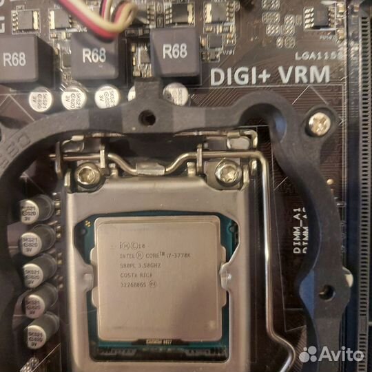 Комплект I7 3770k, asus pbz77-v lx, 8gb ram