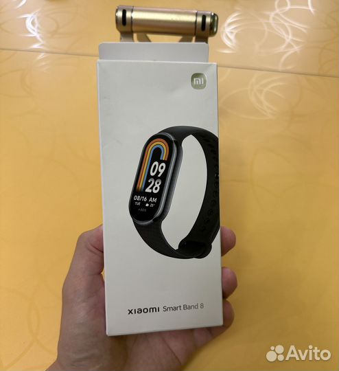 Оригинал Xiaomi Mi band 8 Global, язык ру, черный