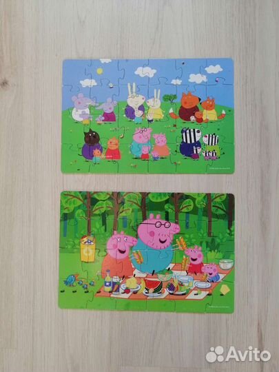 Пазлы Свинка пеппа Peppa pig