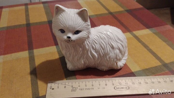 Статуэтки кошечка слоненок фарфор