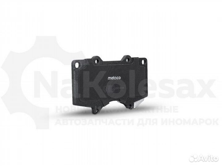 Колодки тормозные передние к-кт Metaco 3000-021