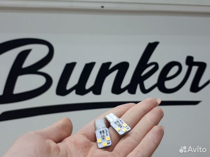 Светодиодная LED автолампа T10 atom 5700K