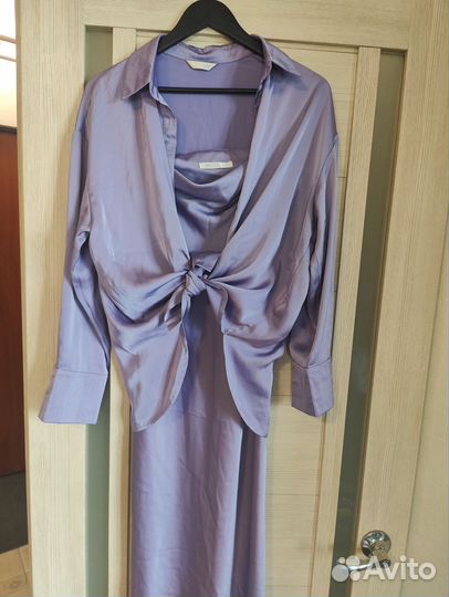 Платье комбинация шелк