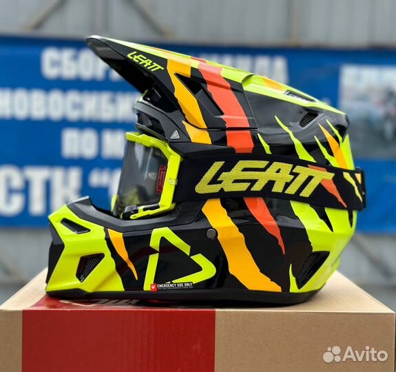 Кроссовый эндуро шлем с маской Leatt 8.5