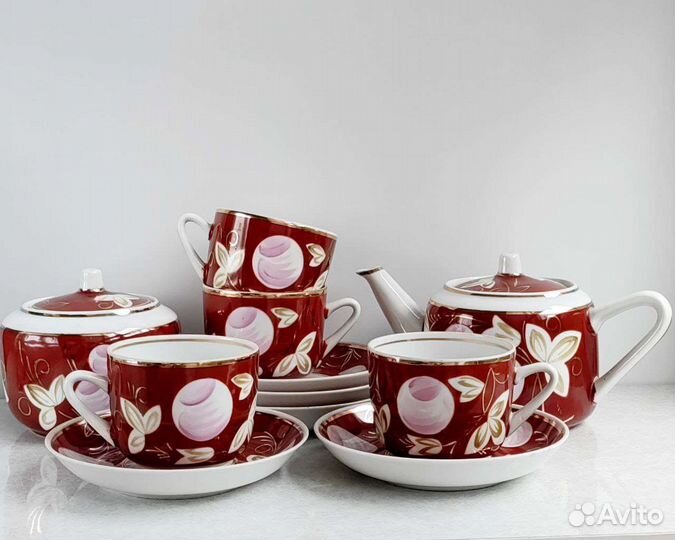 Чайный сервиз вербилки СССР