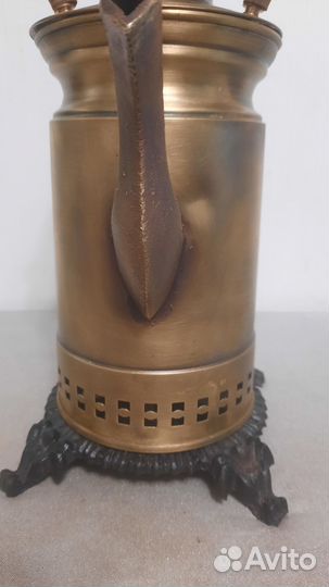 Самовар дровяной угольный и чайник на дровах