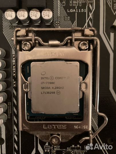 Материнская плата + процессор + кулер