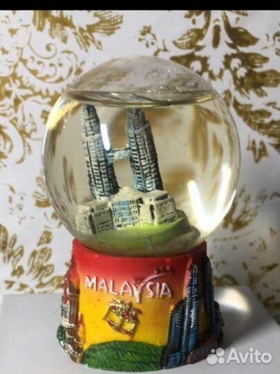 Сувенир стеклянный шар поштучно