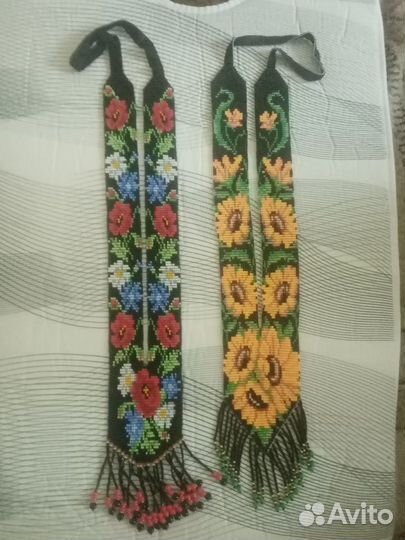 Колье гердан из бисера