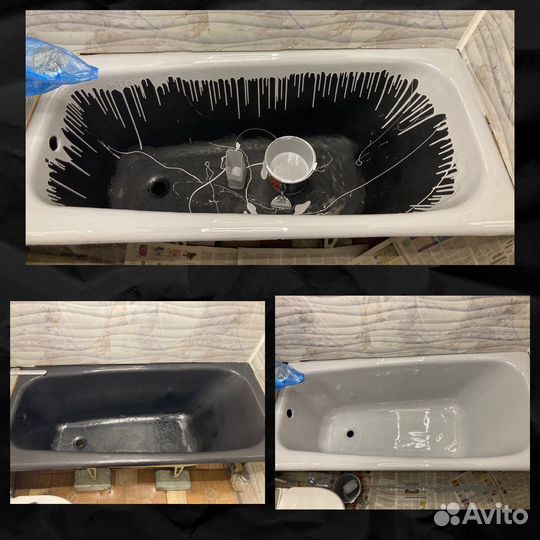 Реставрация ванн жидким акрилом