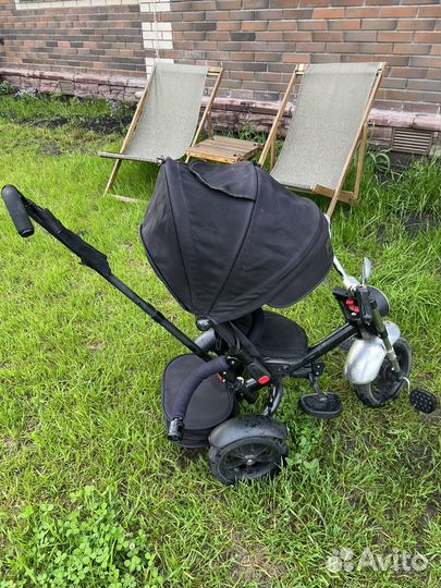 Детский велосипед трехколесный с ручкой chopper