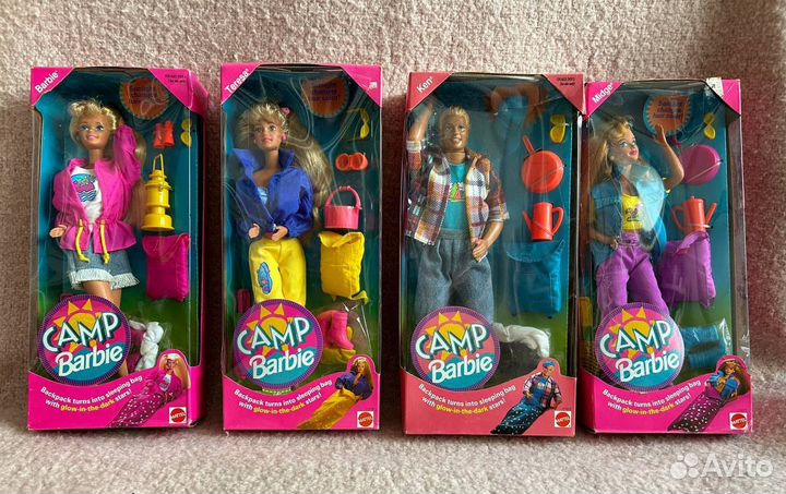 Camp Barbie. Ken & Midge & Barbie & Teresa