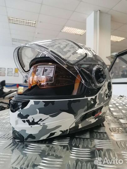 Снегоходные шлема модулярные с подогревом