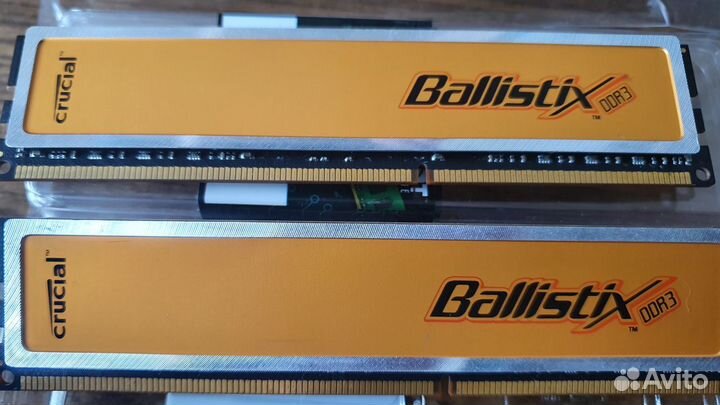 Оперативная память Crucial Ballistix DDR3 2Gbx2шт
