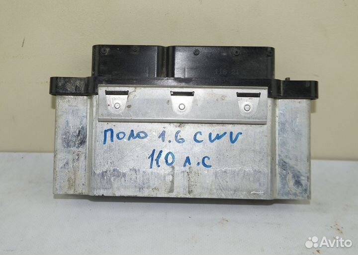 Блок управл двигателем эбу 04E907309BQ VW Polo