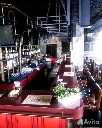 Барная стойка для кафе из искусственного камня