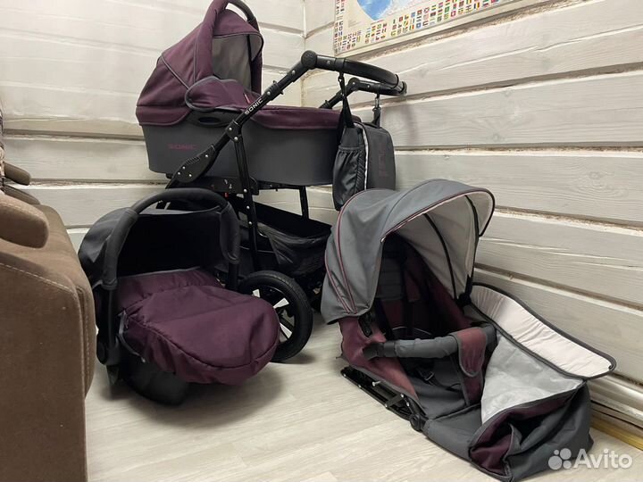 Коляска 3 в 1 sonic
