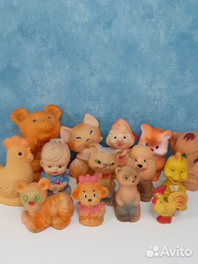 Резиновые игрушки есть редкие СССР