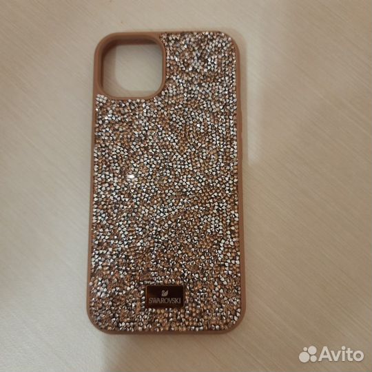Чехол на iPhone13 со стразами Сваровски