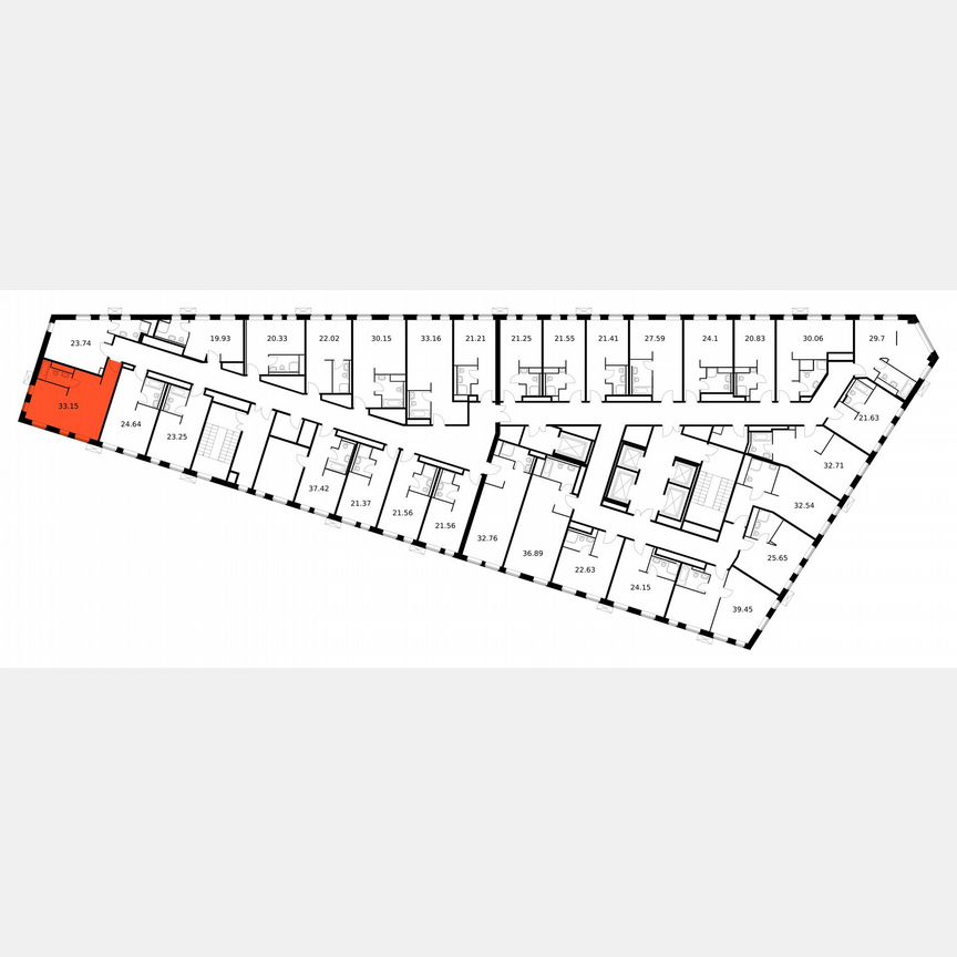 Апартаменты-студия, 33,2 м², 2/15 эт.