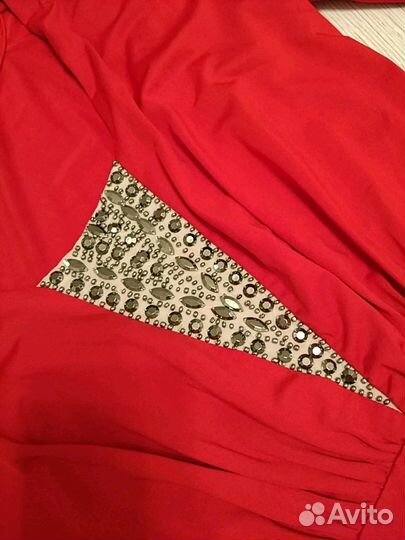 Платье вечернее красное