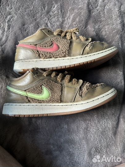 Nike air jordan 1 low Utility GS Teddy Bear