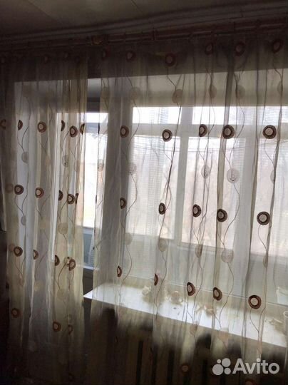 Тюль с карнизом
