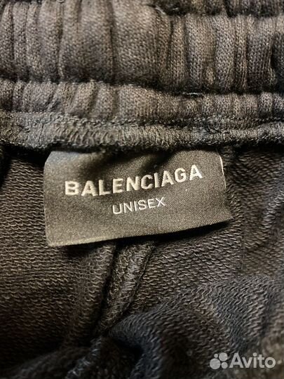 Balenciaga шорты с бахромой opium