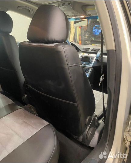 Чехлы алькантара Passat B6 B7 от Автопилот