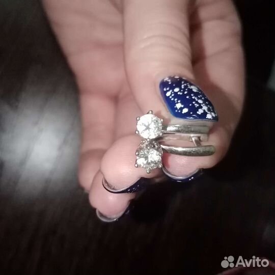 Серебряные серьги