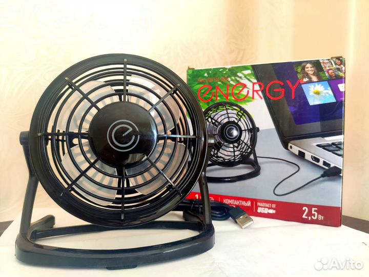Вентилятор настольный USB