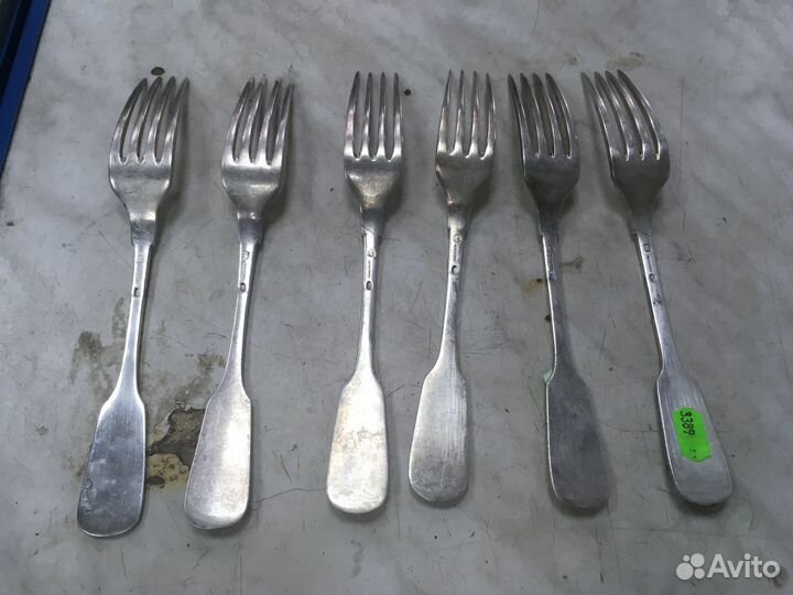 Вилки серебро 84 пробы Морозов