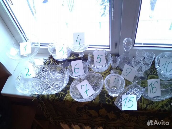 Изделия из Хрусталя советское