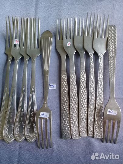 Ложки вилки нержавейка СССР