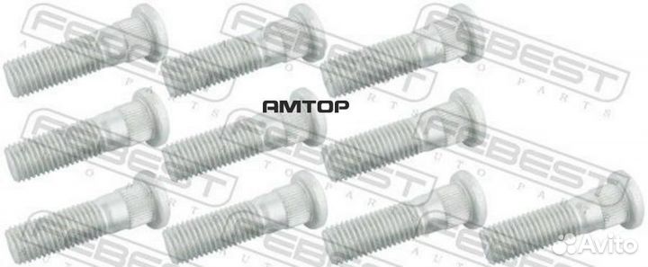 Febest 0584-001-PCS10 Шпилька колёсная, цена за к