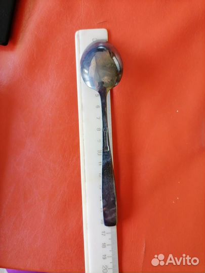 Набор десертных ложек 12шт(мельхиор) СССР в коробк