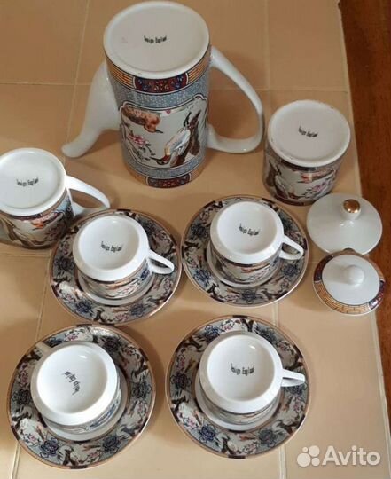 Кофейный сервиз фарфор Англия