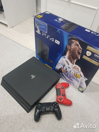 Sony playstation 4 pro 1tb с играми