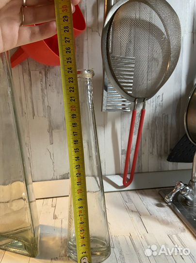 Бутылки декоративные стекло