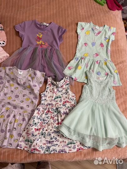 Вещи пакетом на девочку 98 104