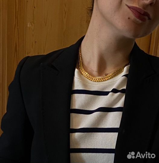 Цепь чокер monet 2х стороняя