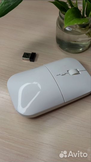 Беспроводная компьютерная мышь белая Dexp