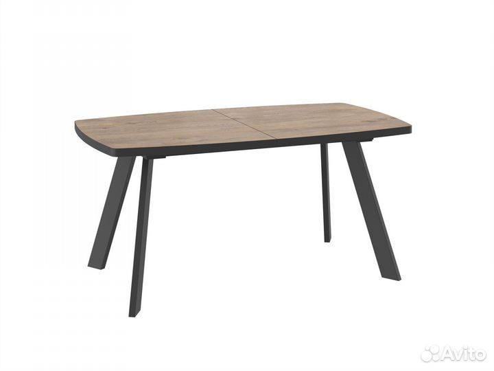 Стол прямоугольный stone М-160 160+45*90 черный