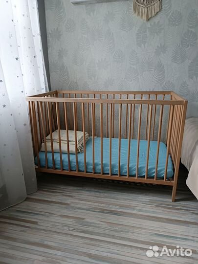 Детская кровать IKEA с матрасом