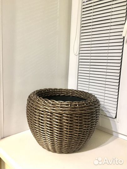 Кашпо из ротанга 12 литров