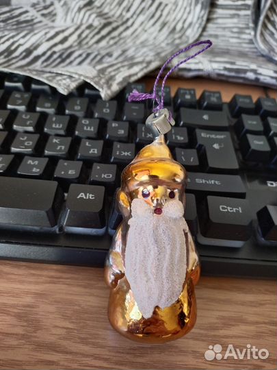 Ёлочная игрушка СССР дед мороз